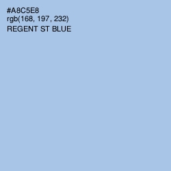 #A8C5E8 - Regent St Blue Color Image